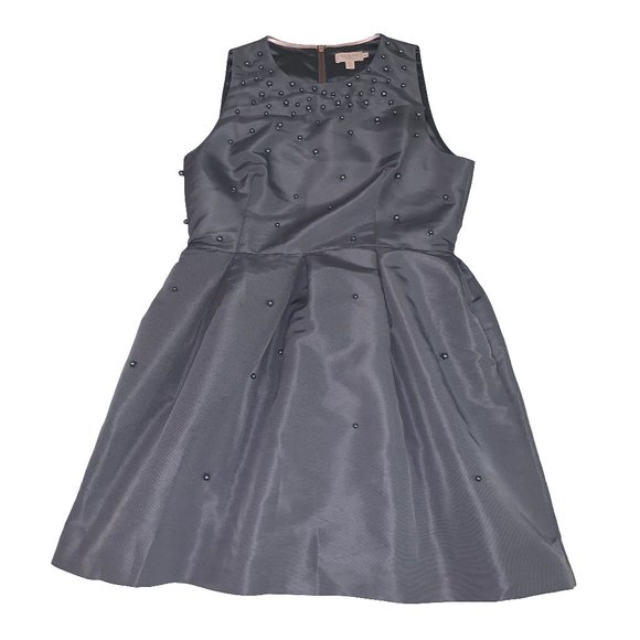 Ted Baker Dresses & Skirts - Ted Baker Womens Sz 5 Large Sleeveless Gray Dress